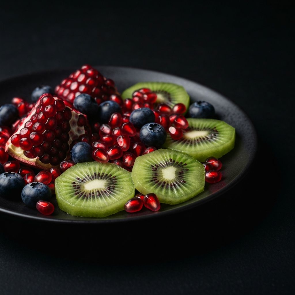 Sveže sadje v makro posnetku